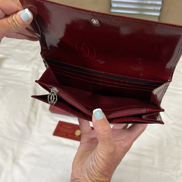 ❤️❤️❤️‍🔥❤️‍🔥NEW CARTIER BIRTHDAY CONTINENTAL WALLET❣️❣️❣️❣️❣️ - Picture 7 of 15